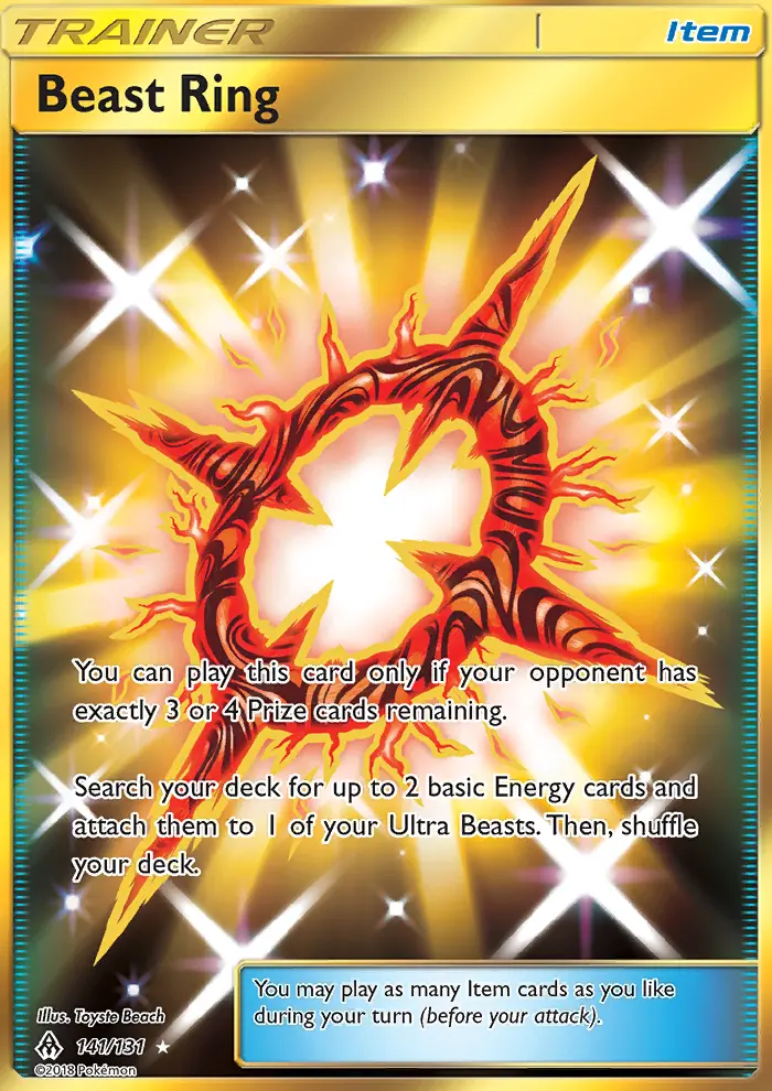 Beast Ring, Pokémon card