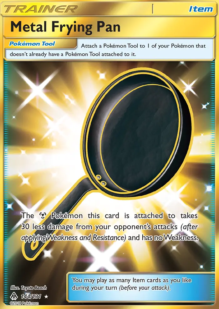 Metal Frying Pan, Pokémon card