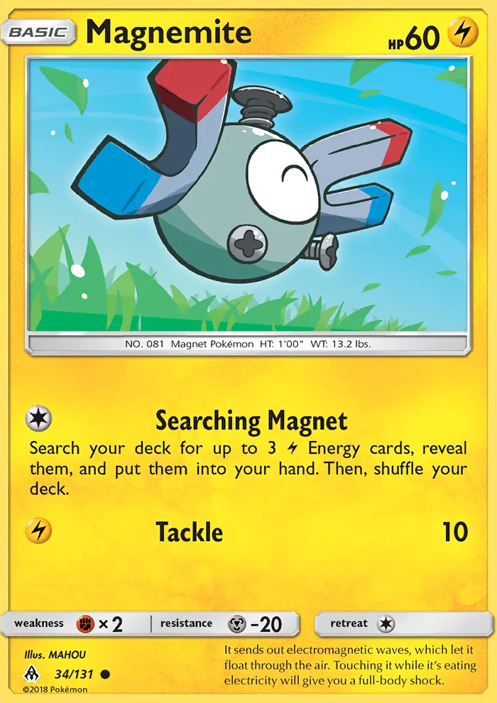 Magnemite, Pokémon card