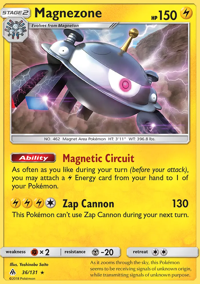 Magnezone, Pokémon card