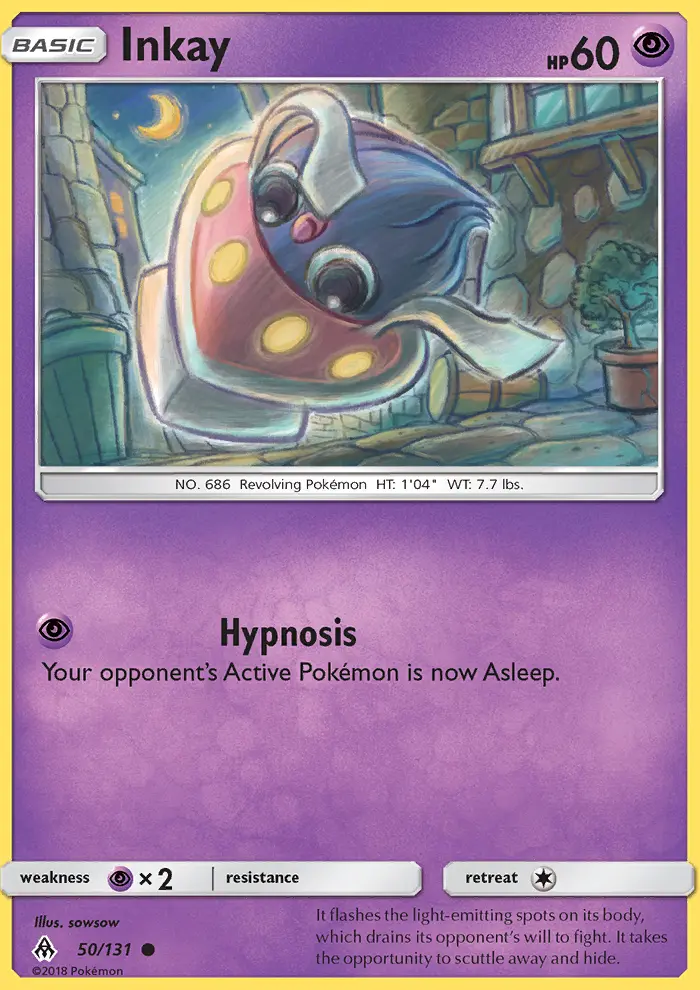 Inkay, Pokémon card