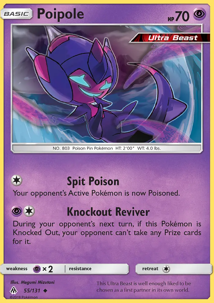 Poipole, Pokémon card