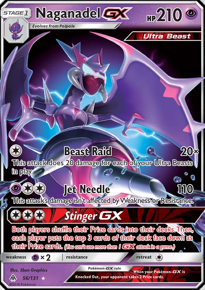 Naganadel GX, Pokémon card