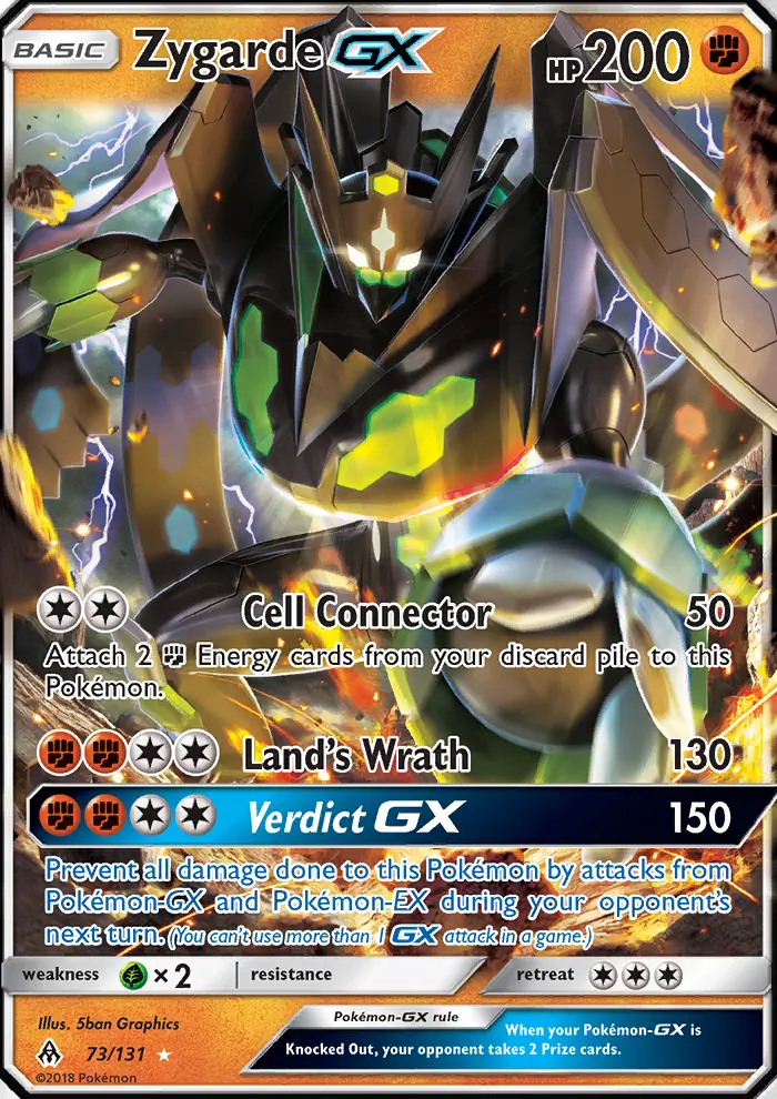 Zygarde GX, Pokémon card
