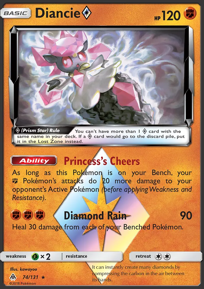 Diancie ◇, Pokémon card