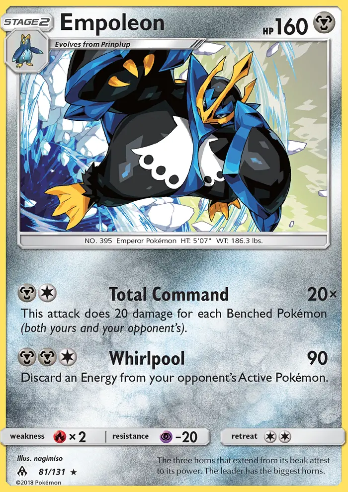 Empoleon, Pokémon card