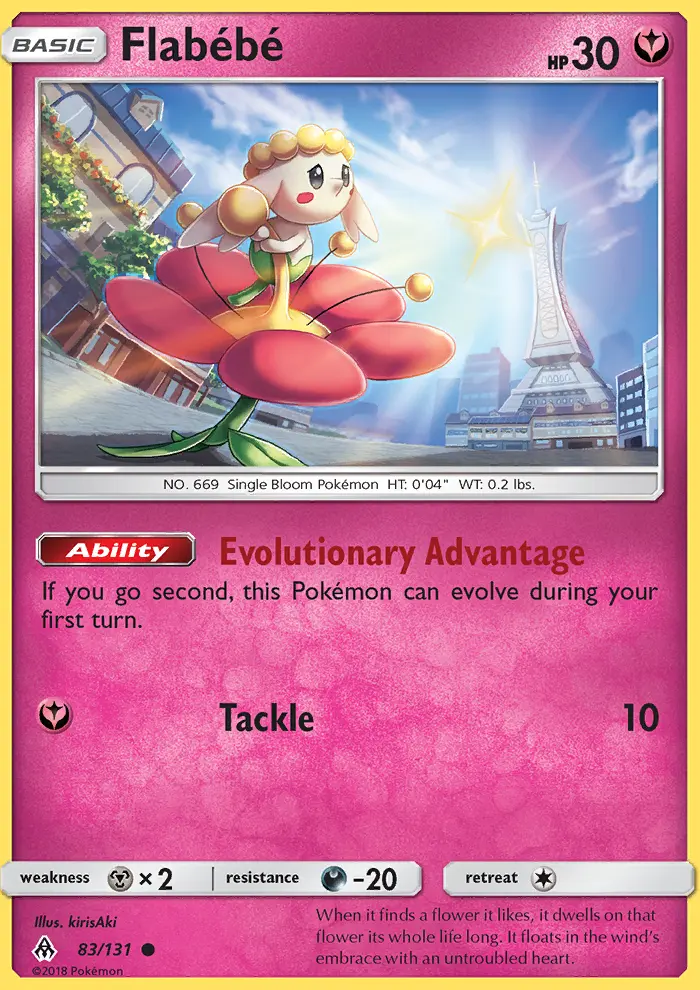 Flabébé, Pokémon card