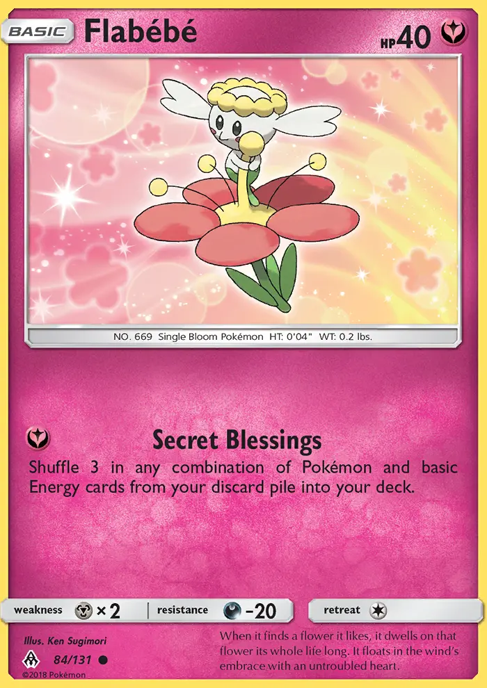 Flabébé, Pokémon card