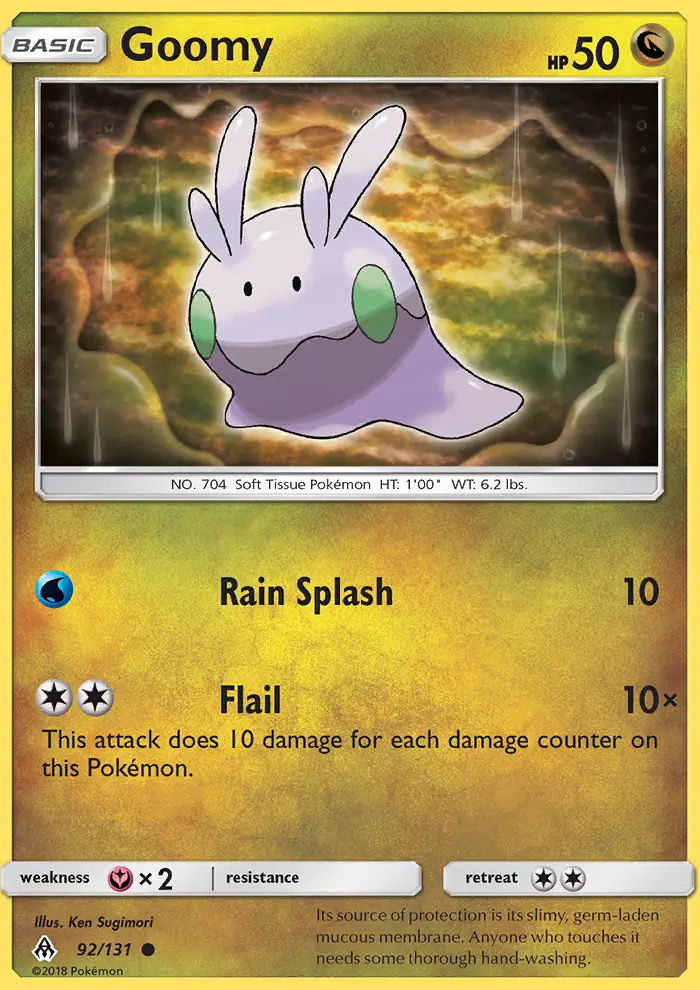 Goomy, Pokémon card