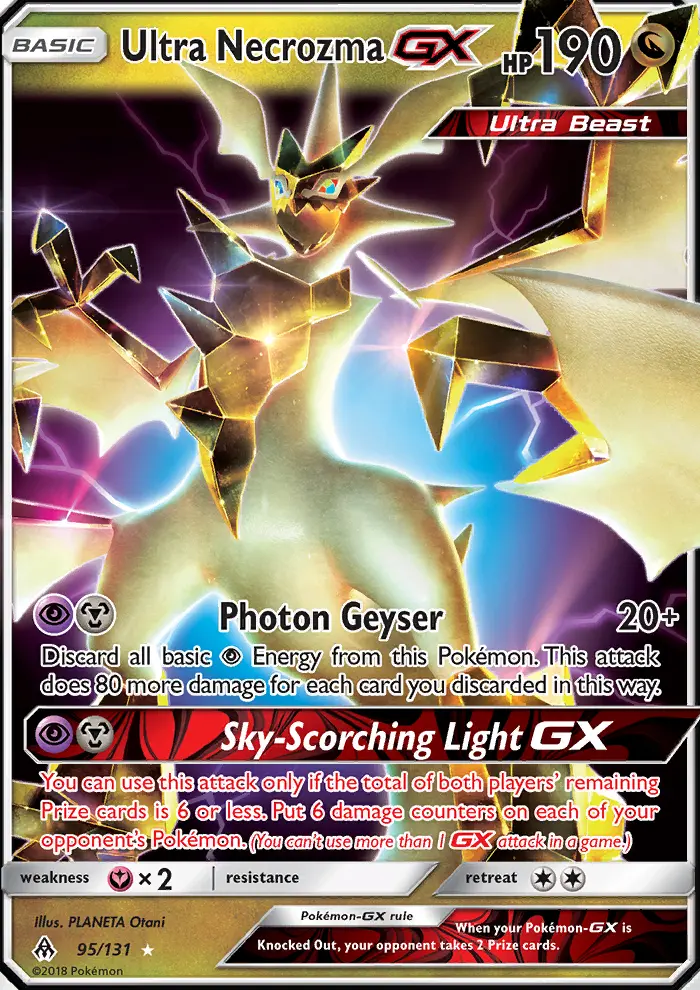 Ultra Necrozma GX, Pokémon card