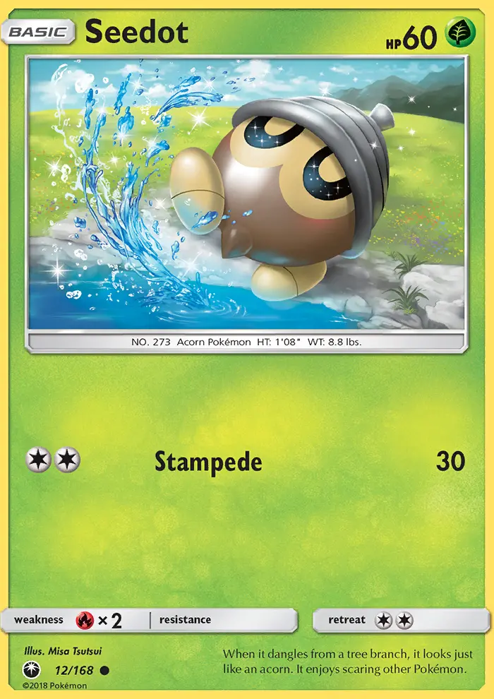 Seedot, Pokémon card