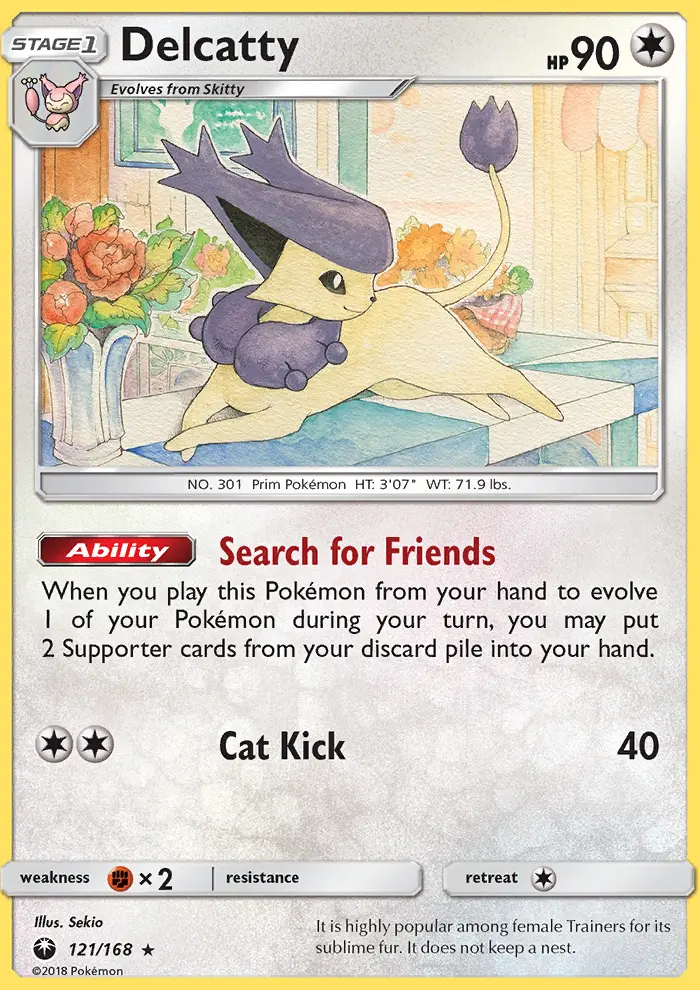 Delcatty, Pokémon card