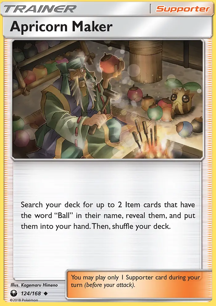 Apricorn Maker, Pokémon card