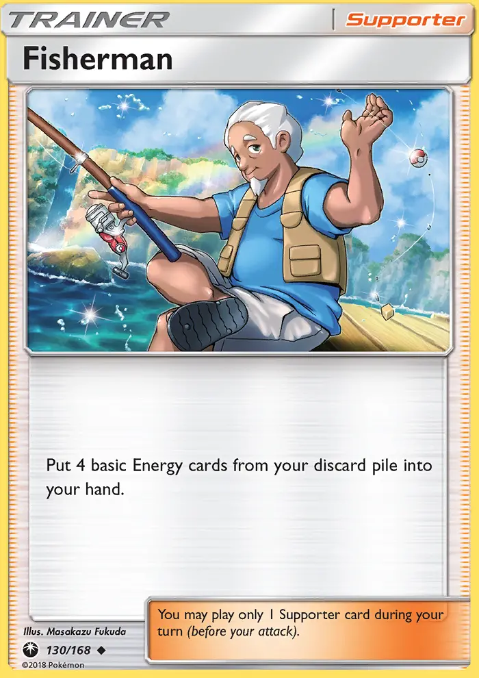 Fisherman, Pokémon card