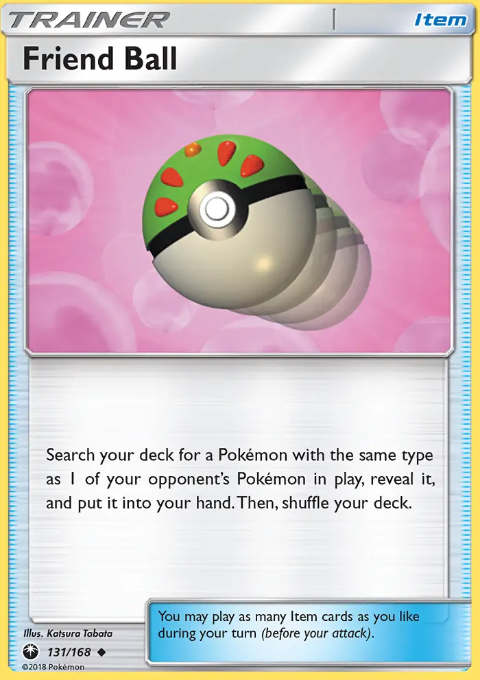 Friend Ball, Pokémon card