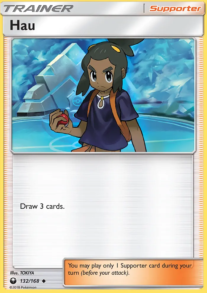 Hau, Pokémon card