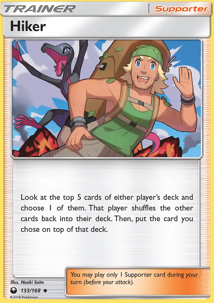 Hiker, Pokémon card