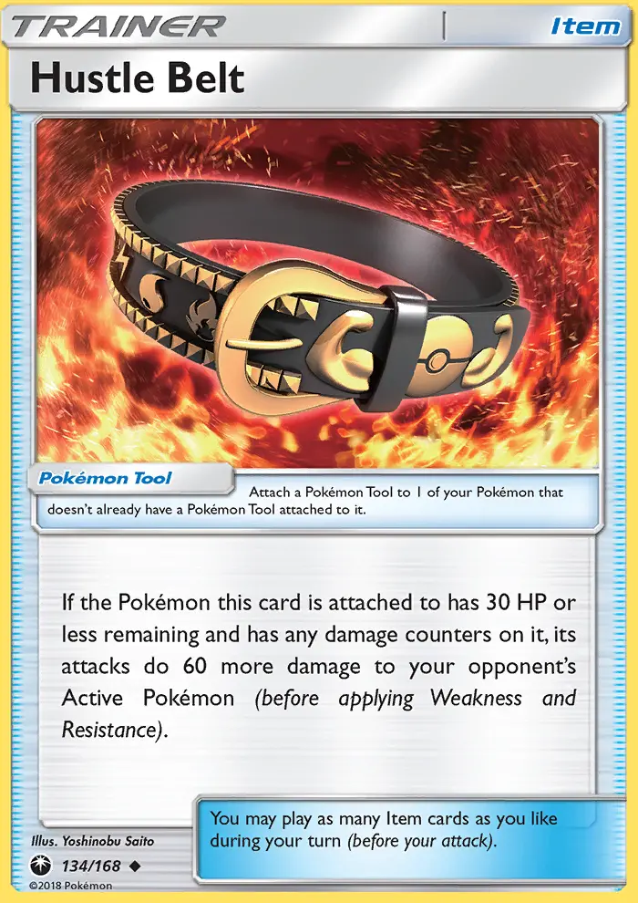 Hustle Belt, Pokémon card