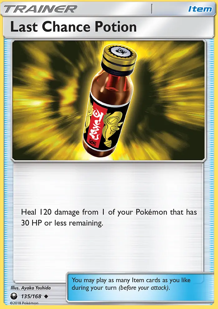 Last Chance Potion, Pokémon card