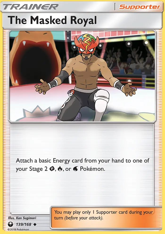 The Masked Royal, Pokémon card