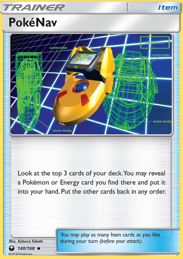 PokéNav, Pokémon card
