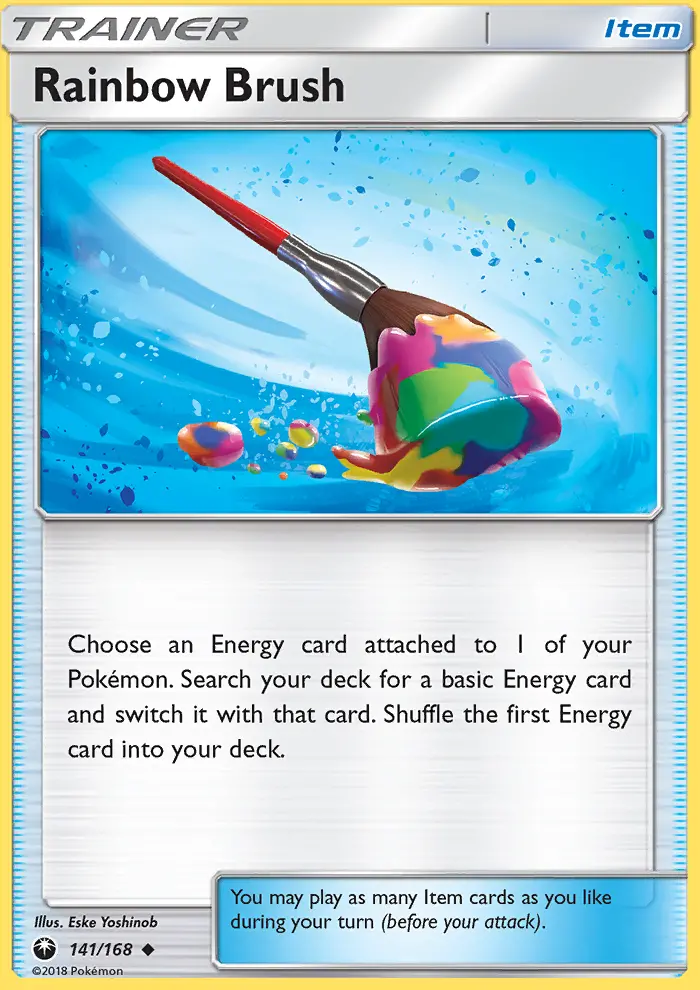 Rainbow Brush, Pokémon card