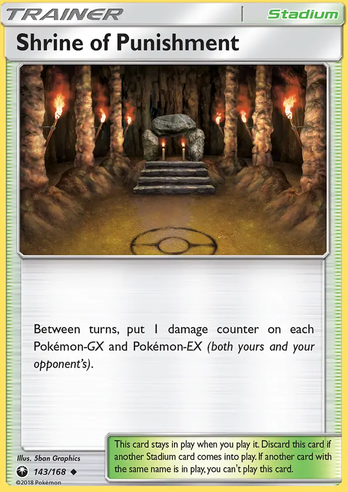 Shrine of Punishment, Pokémon card
