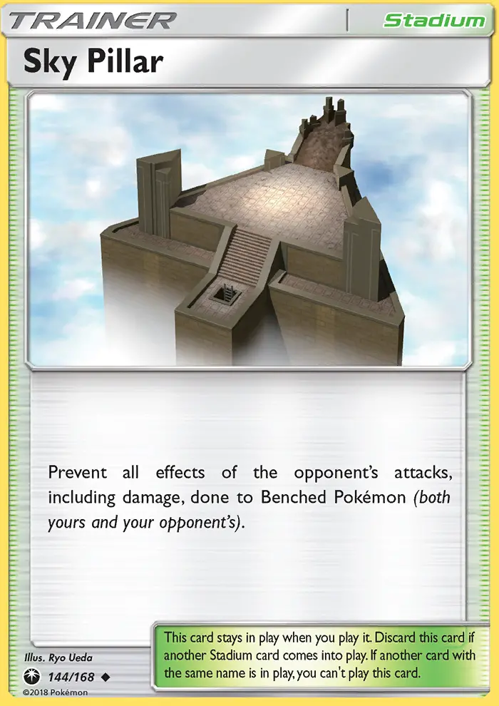 Sky Pillar, Pokémon card