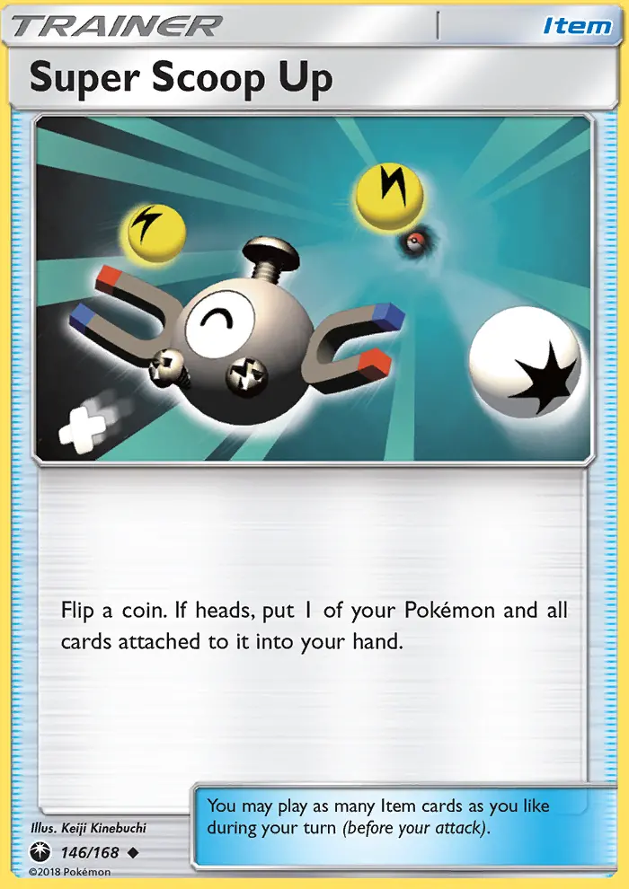 Super Scoop Up, Pokémon card