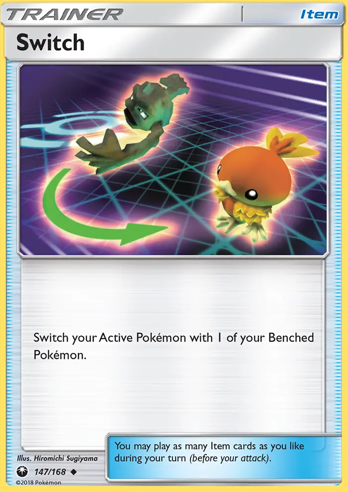 Switch, Pokémon card
