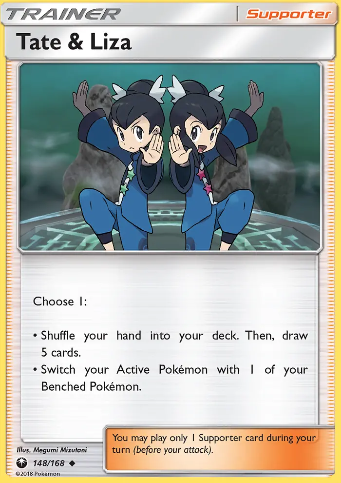 Tate & Liza, Pokémon card