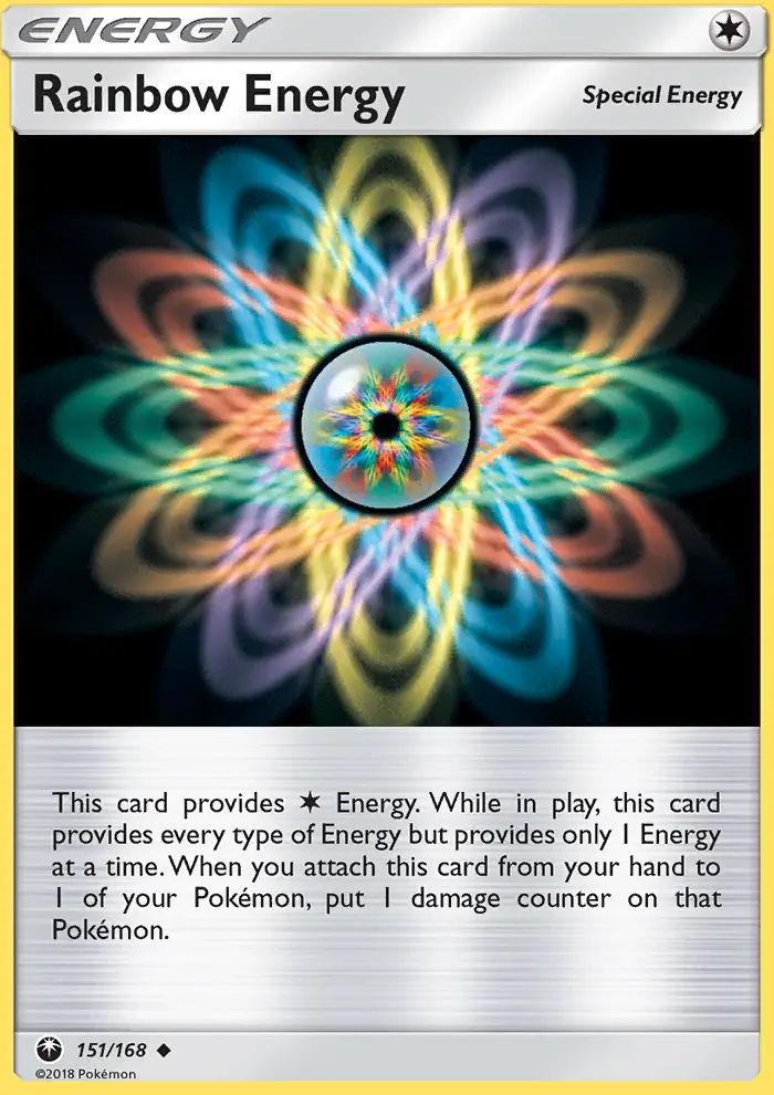 Rainbow Energy, Pokémon card