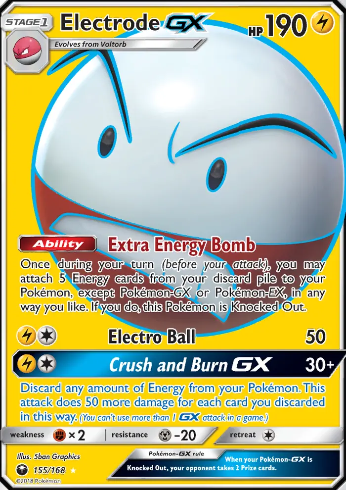Electrode GX, Pokémon card