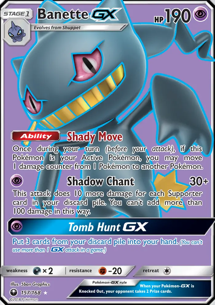 Banette GX, Pokémon card