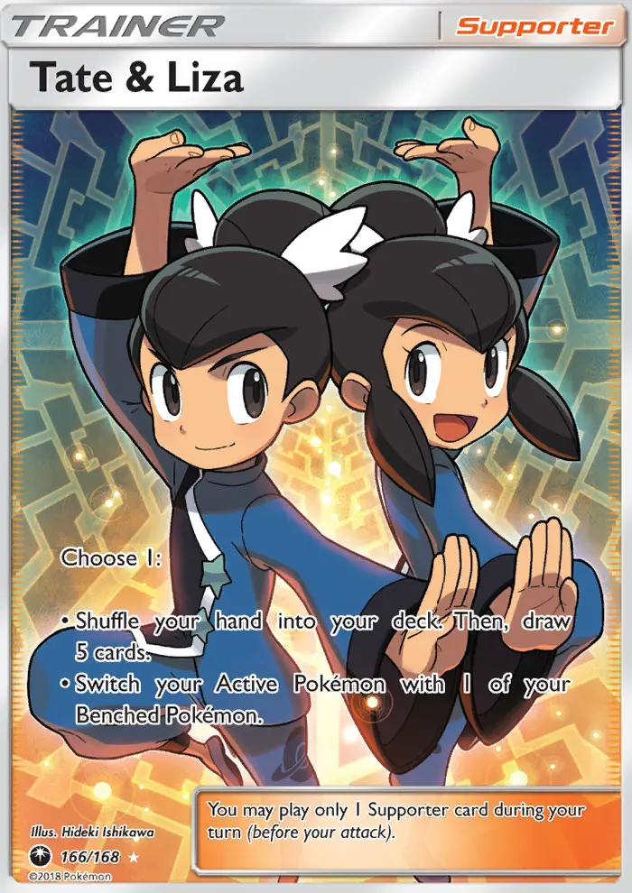 Tate & Liza, Pokémon card