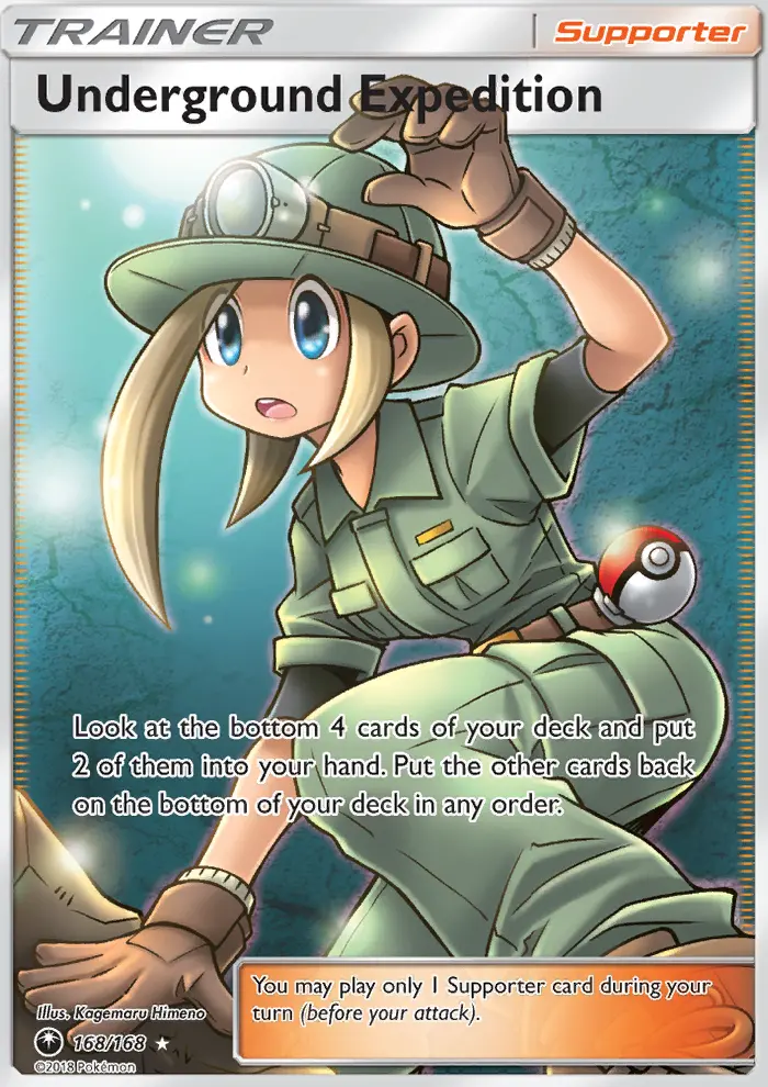Underground Expedition, Pokémon card