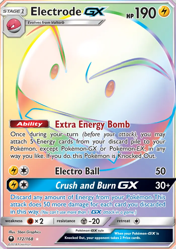 Electrode GX, Pokémon card
