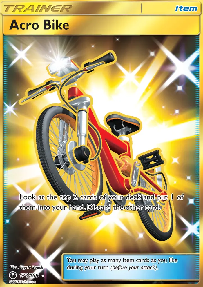 Acro Bike, Pokémon card