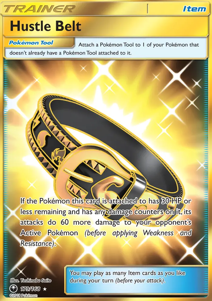 Hustle Belt, Pokémon card