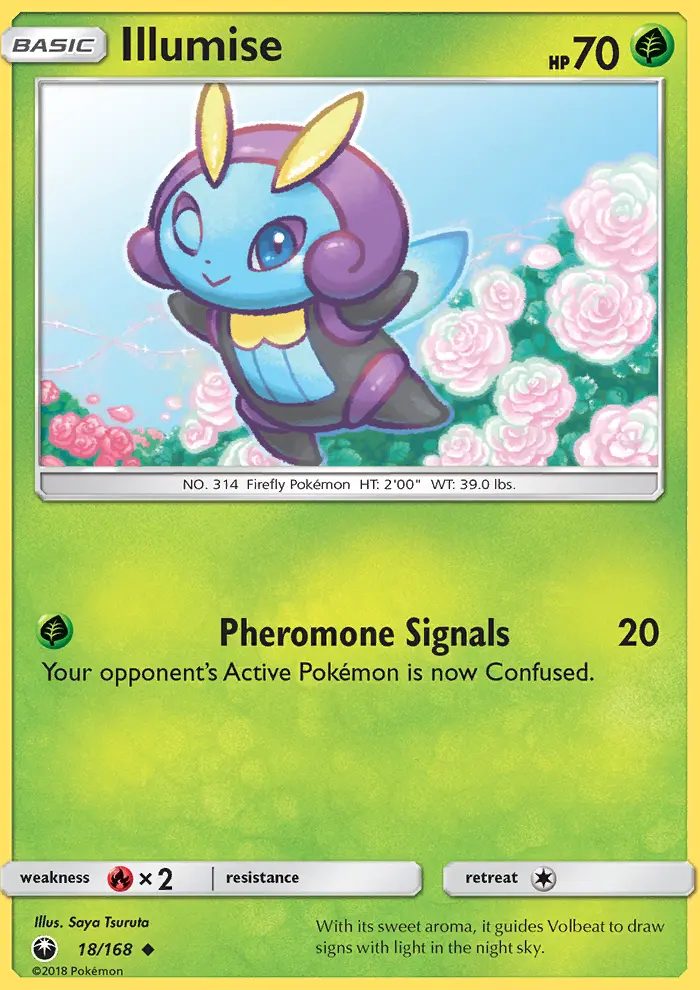 Illumise, Pokémon card