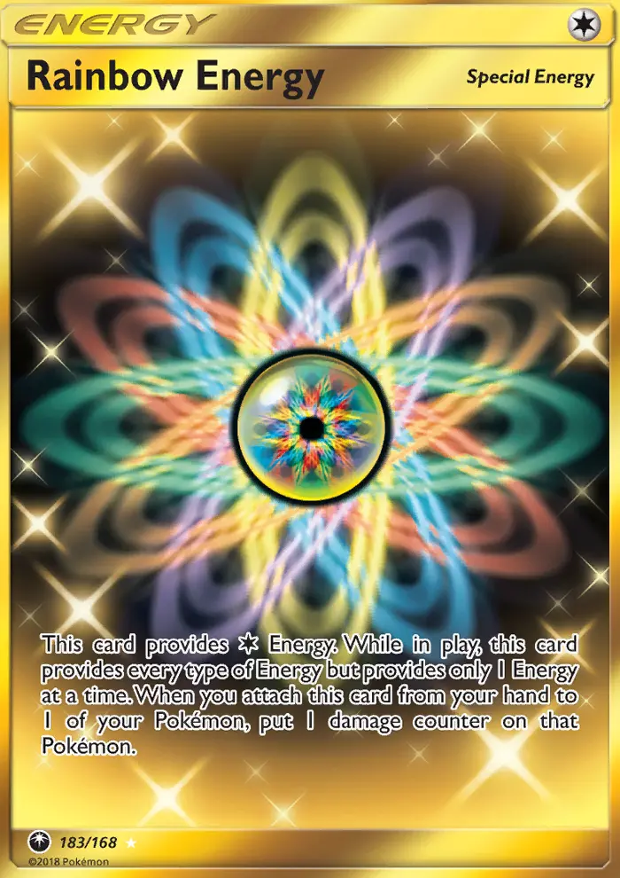 Rainbow Energy, Pokémon card