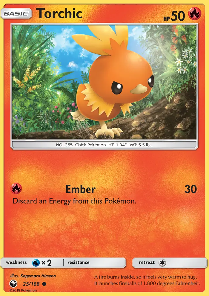 Torchic, Pokémon card