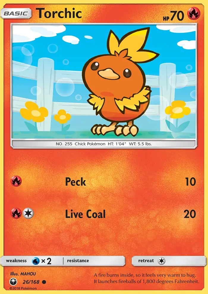 Torchic, Pokémon card