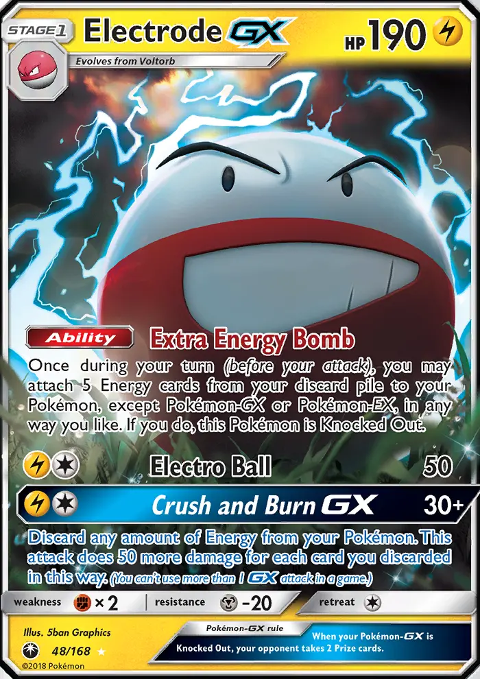Electrode GX, Pokémon card