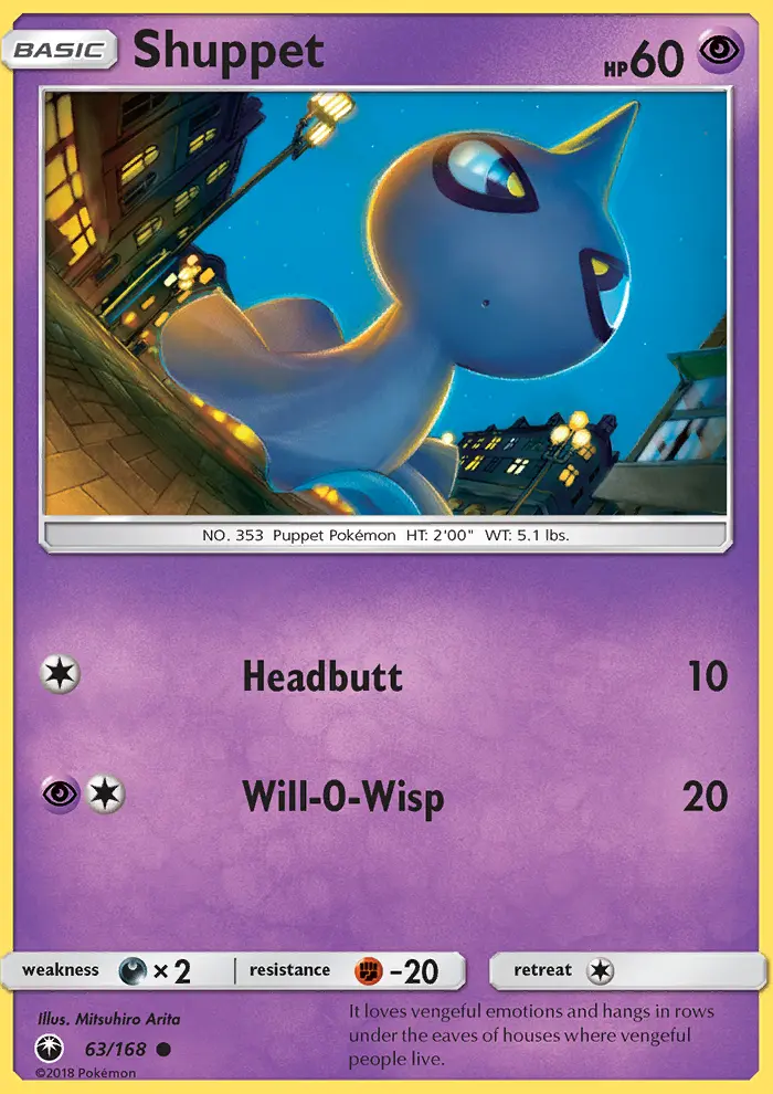 Shuppet, Pokémon card