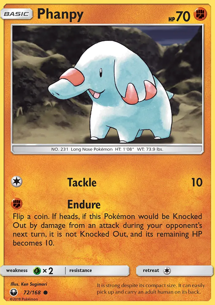 Phanpy, Pokémon card