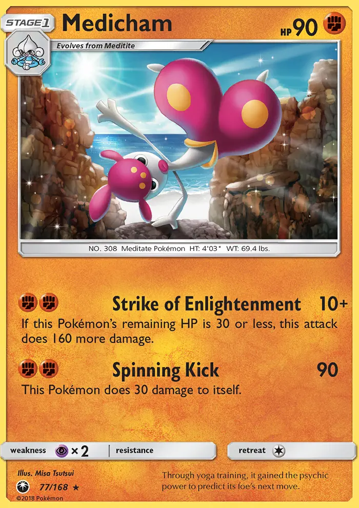 Medicham, Pokémon card