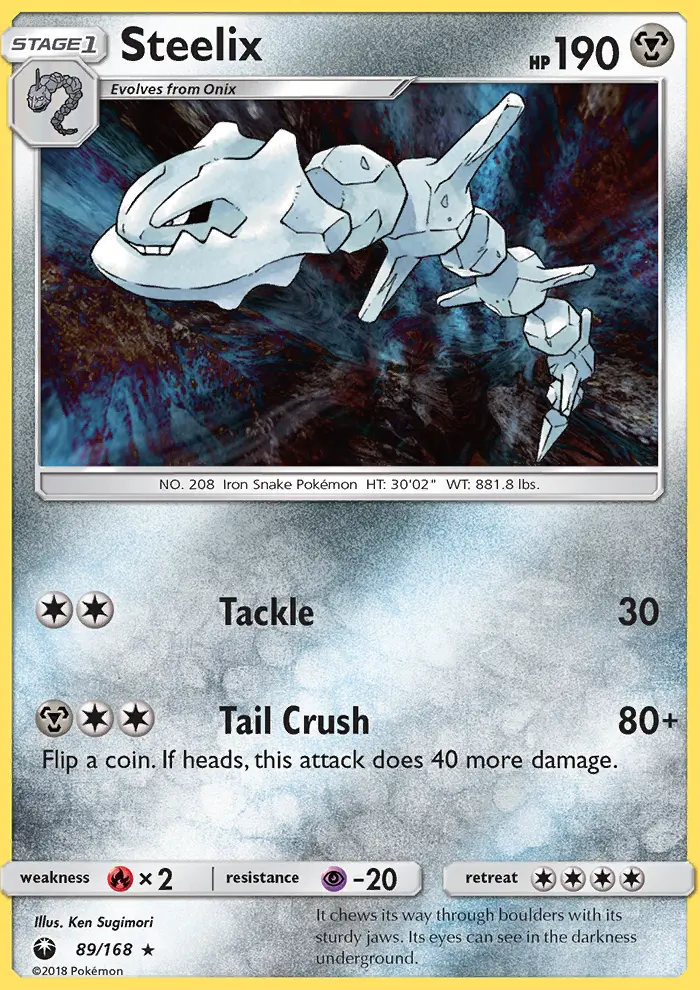 Steelix, Pokémon card