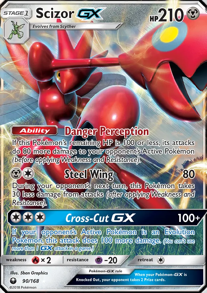Scizor GX, Pokémon card