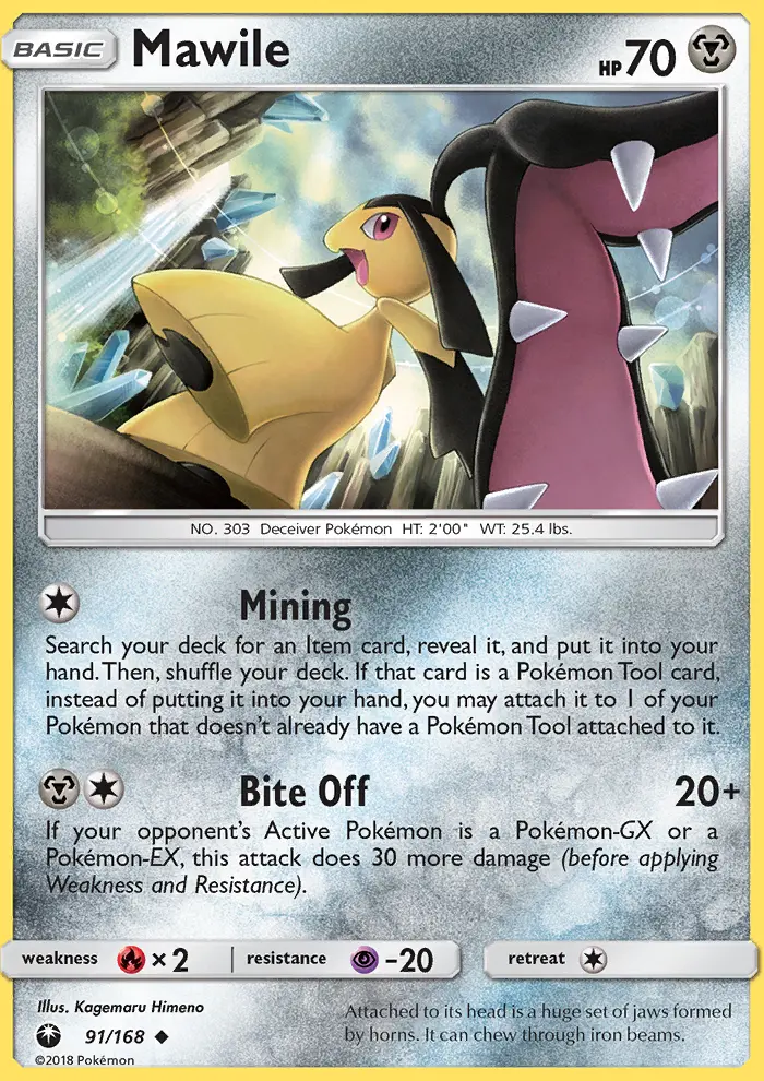 Mawile, Pokémon card